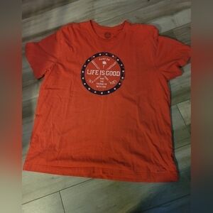 Life is Good Golf Crusher Tshirt